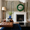 Woods in Winter Gold Mural Wallpaper - room preview 04