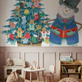 Main Street Christmas IX Mural Wallpaper - room preview 04