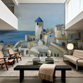 Santorini Strokes Mural Wallpaper - room preview 04