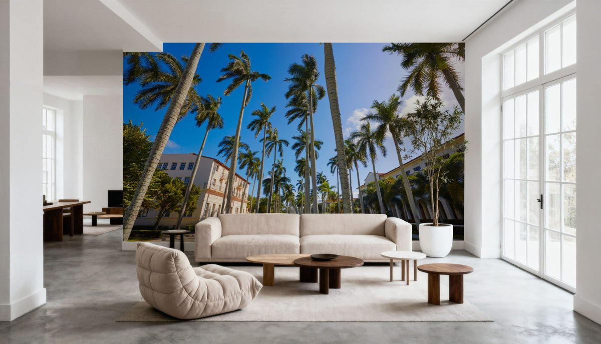 Palm Way Mural Wallpaper - room preview 04