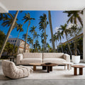 Palm Way Mural Wallpaper - room preview 04
