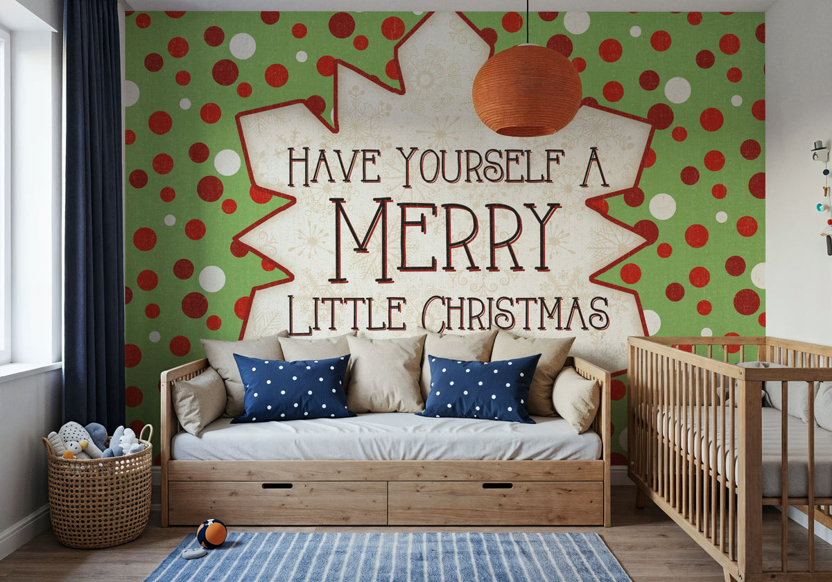 Festive Thoughts I Mural Wallpaper - room preview 04