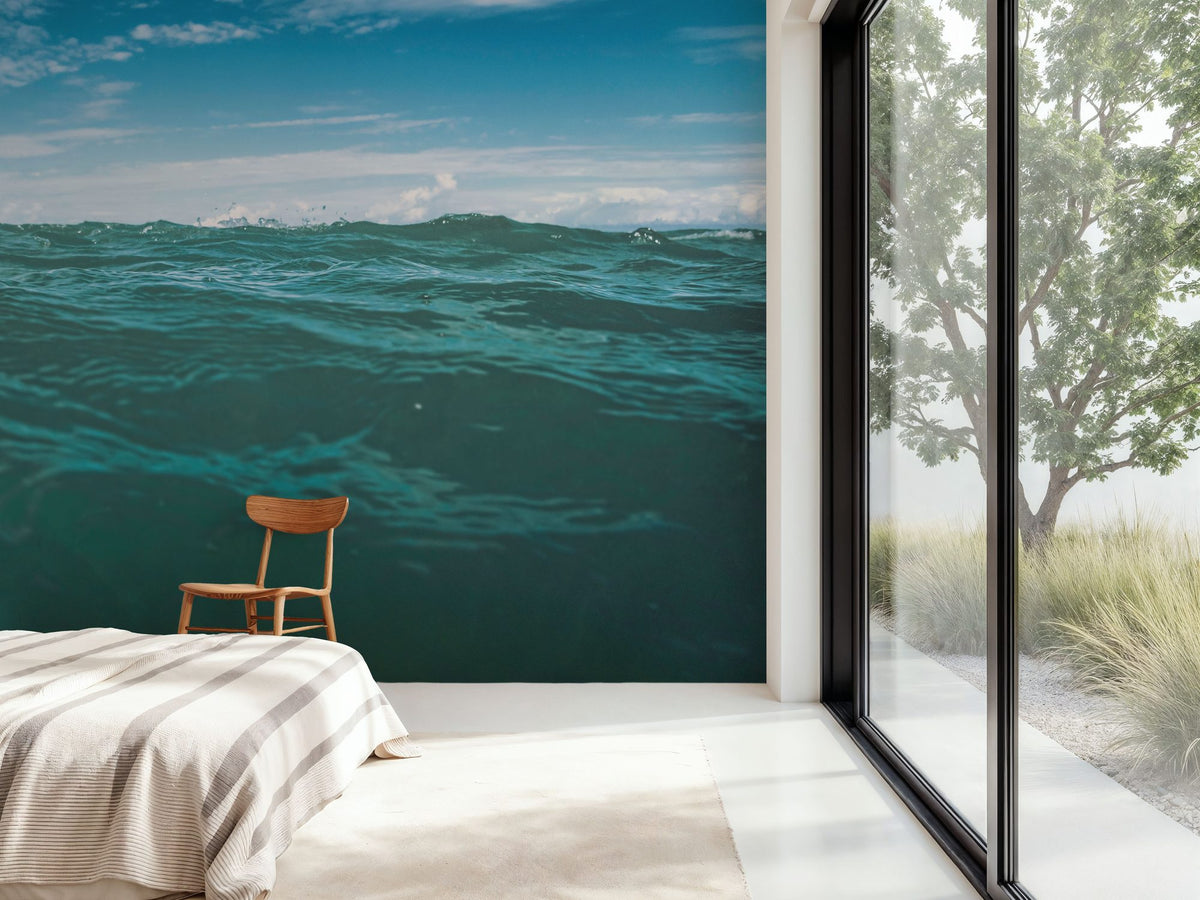 Free in the Ocean Mural Wallpaper - room preview 04