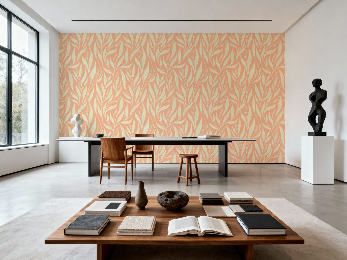 Leavescapes Mural Wallpaper - Edition 3 - room preview 04