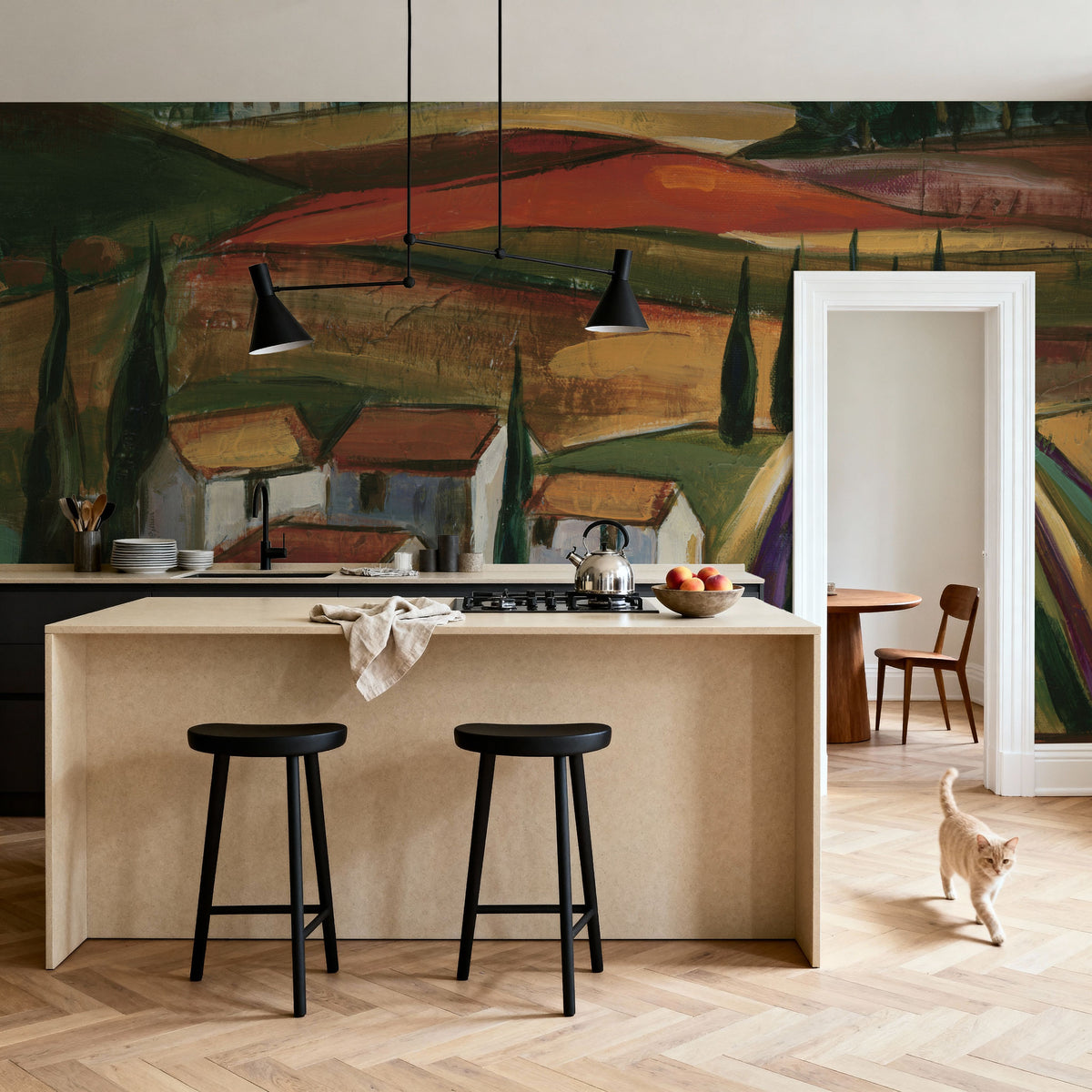 Lavender Fields I Mural Wallpaper - room preview 04