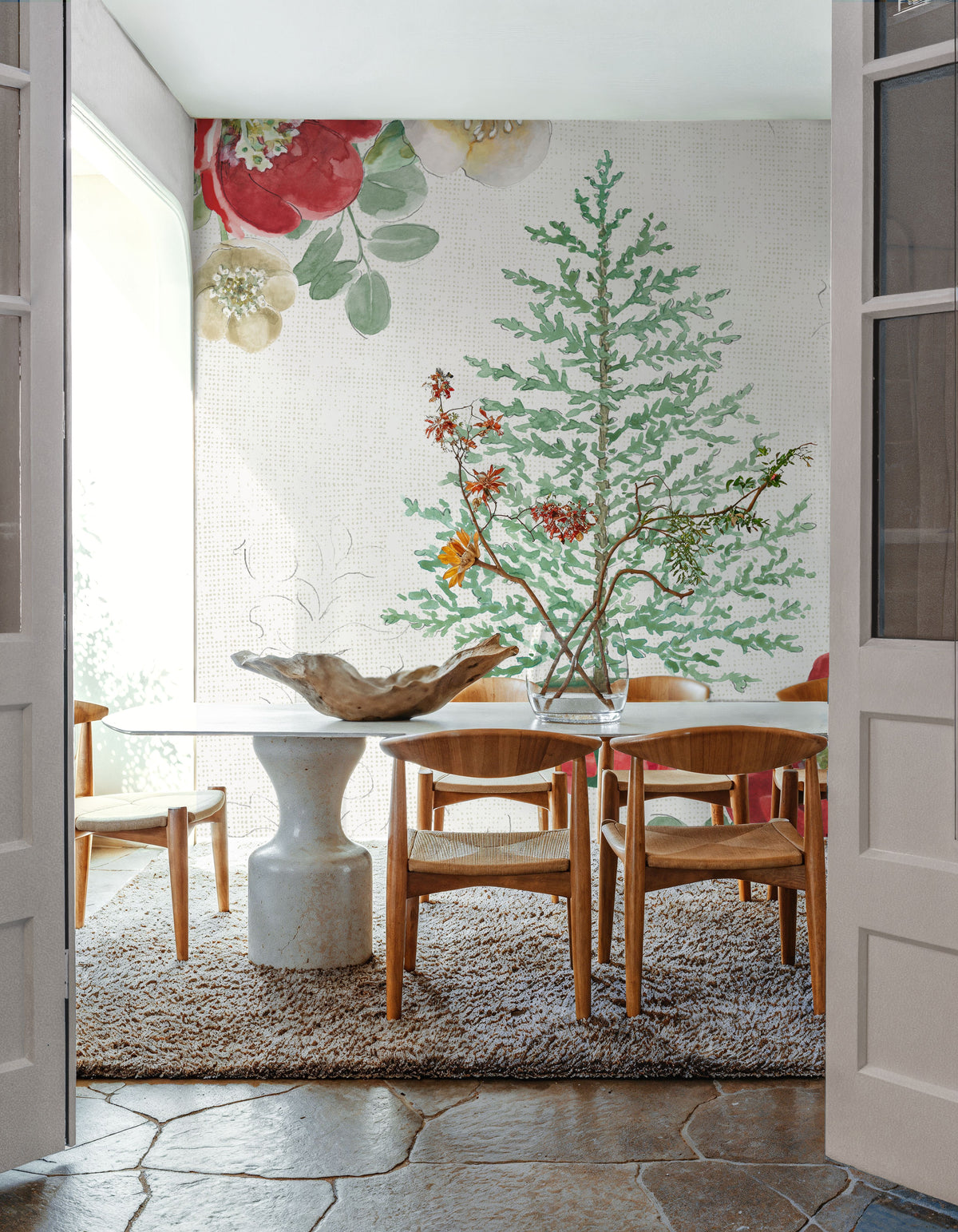 Holiday Traditions IV Mural Wallpaper - room preview 04