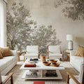 Tree Crowns Mural Wallpaper - room preview 04