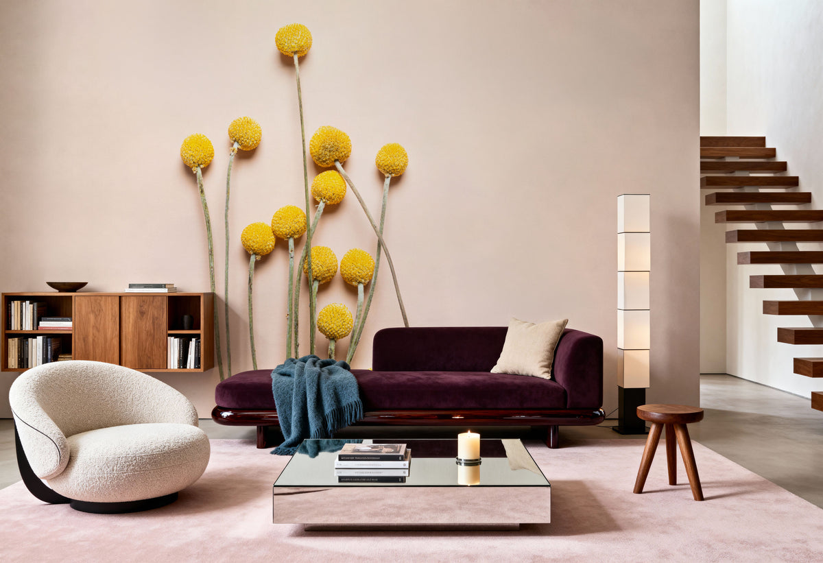Craspedia Globosa Mural Wallpaper - room preview 04