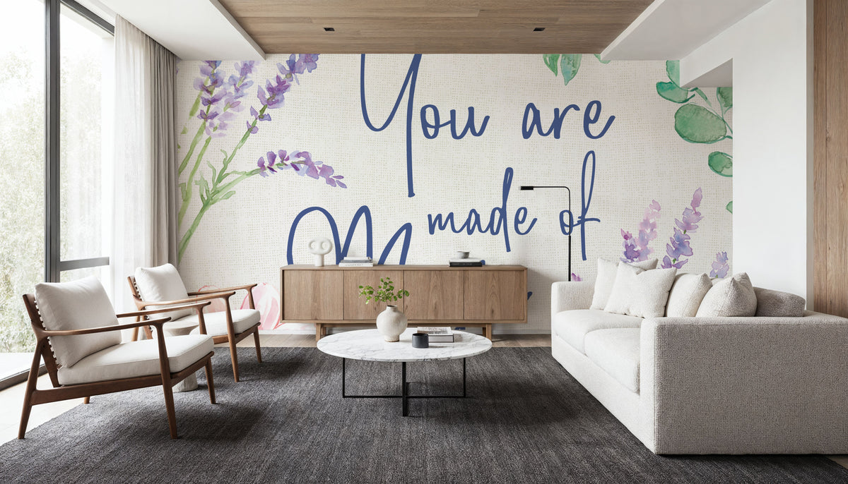 Fresh Floral IV Mural Wallpaper - room preview 04