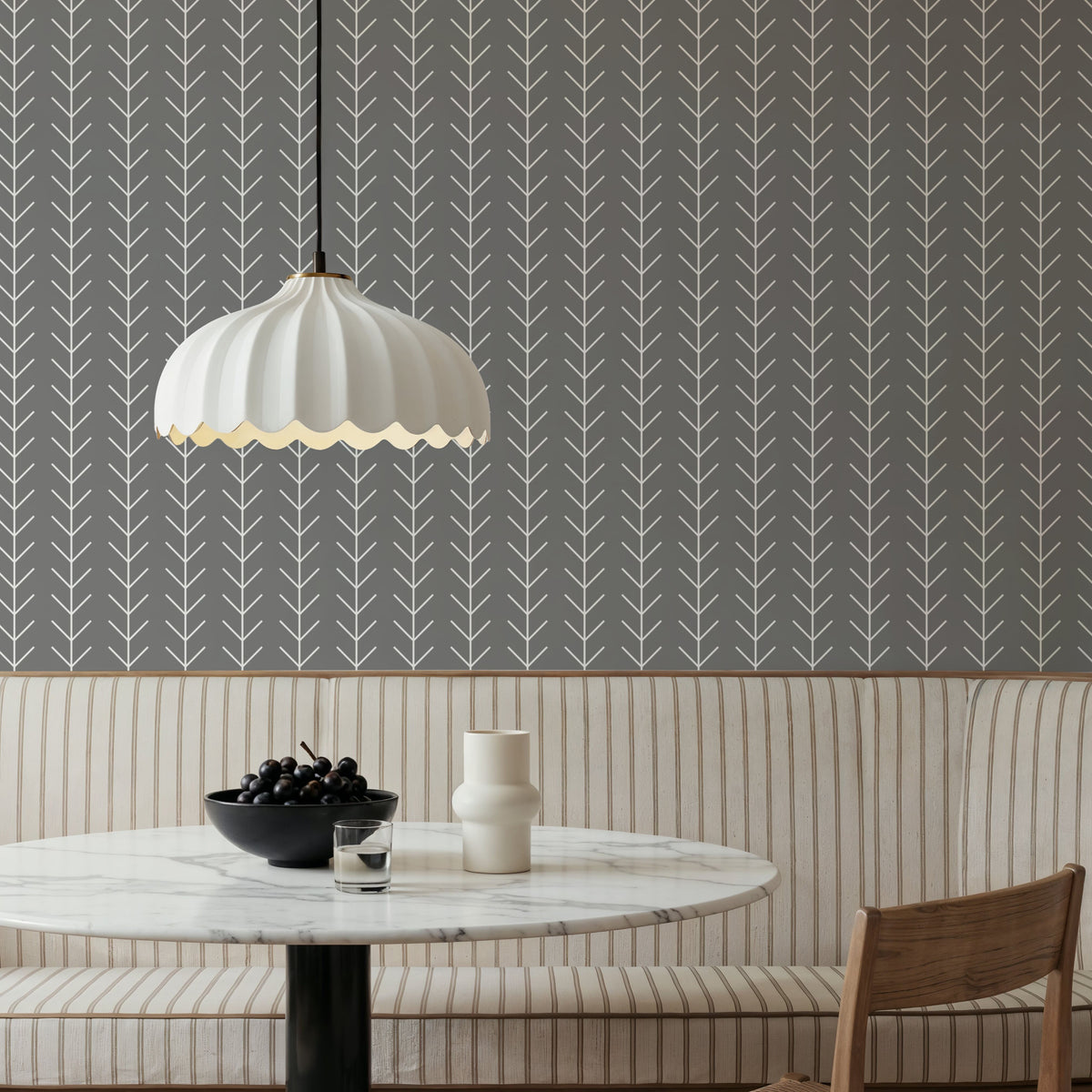 Rose Thorn Mural Wallpaper - room preview 04