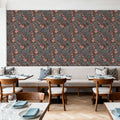 Milk Snakes & Blossoms Mural Wallpaper - room preview 04