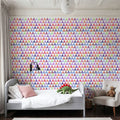 Rainbow Triangles Mural Wallpaper - room preview 04