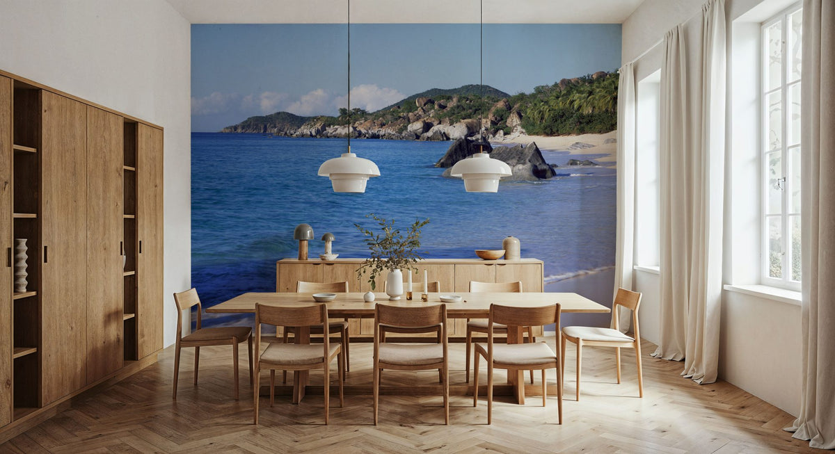Tropical Boulder Cove Mural Wallpaper - room preview 04