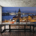 Twilight Timekeeper Mural Wallpaper - room preview 04
