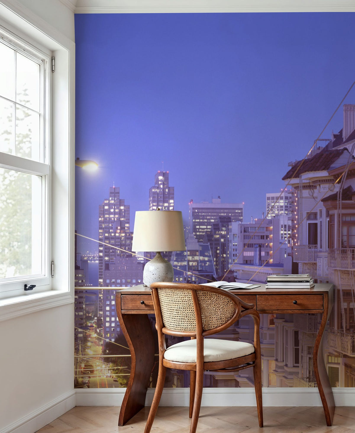 Twilight Pyramid Mural Wallpaper - room preview 04