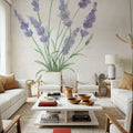 Lavender Fields V Mural Wallpaper - room preview 04