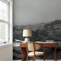 Peggy's Cove Lighthouse BW Mural Wallpaper - room preview 04
