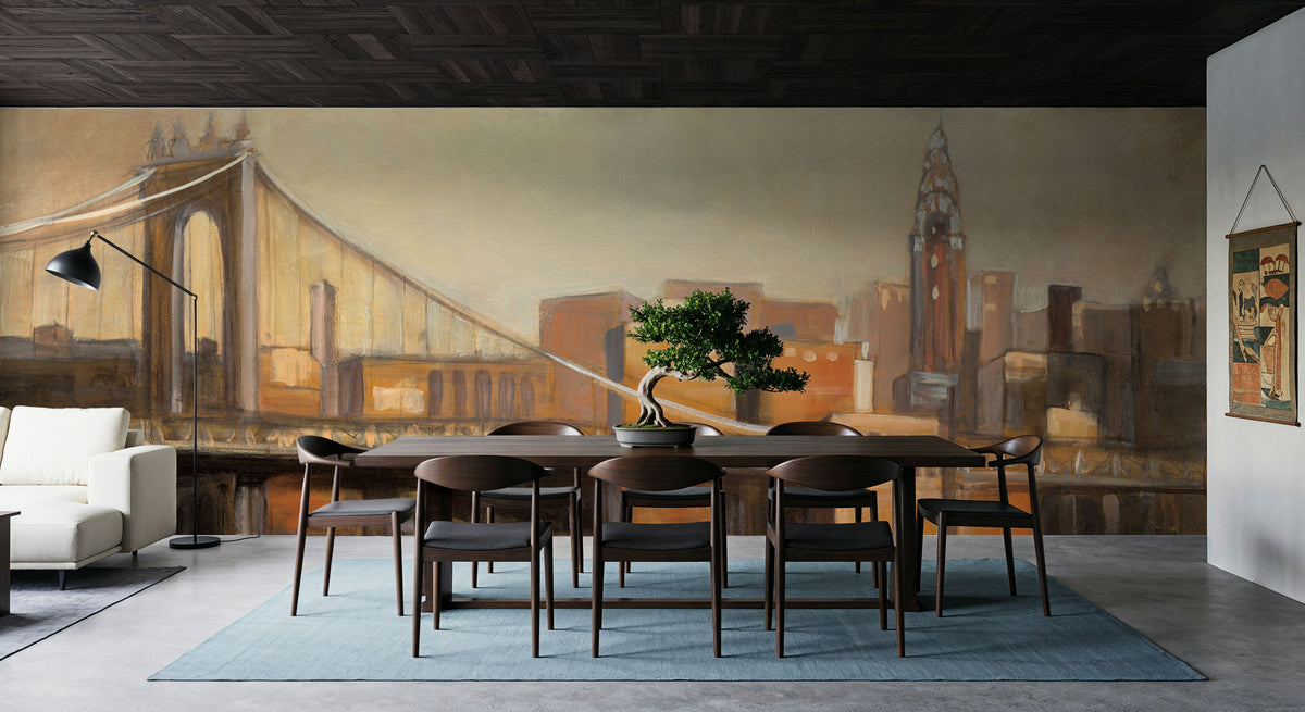 NYC After Dawn Crop Mural Wallpaper - room preview 04