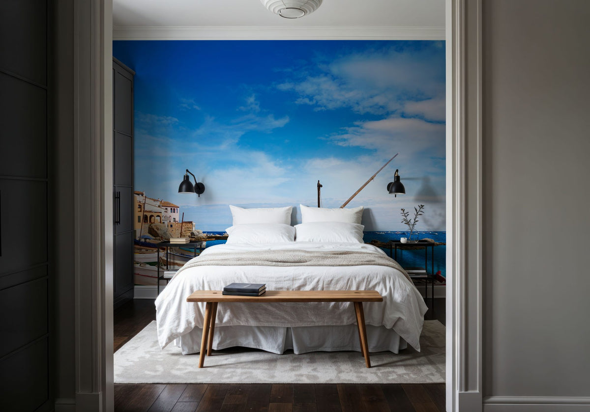 Parafrugell Beach Mural Wallpaper - room preview 04