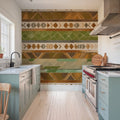 Aztec Stripes Mural Wallpaper - room preview 04
