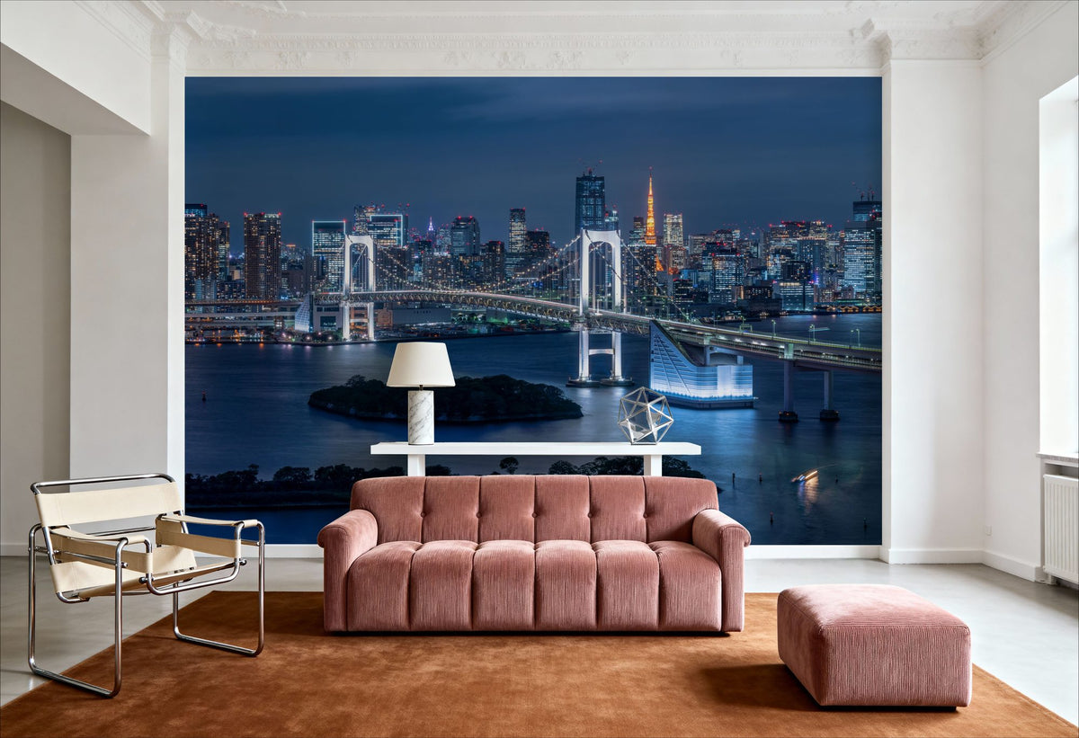 Rainbow Bridge Mural Wallpaper - room preview 04