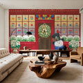 Main Street Christmas III Mural Wallpaper - room preview 04