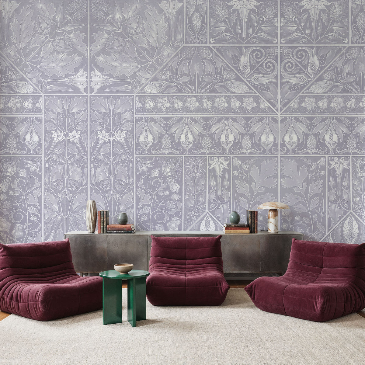 Floral Mood Mural Wallpaper - room preview 04