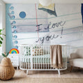 Remember I Love You Mural Wallpaper - room preview 04