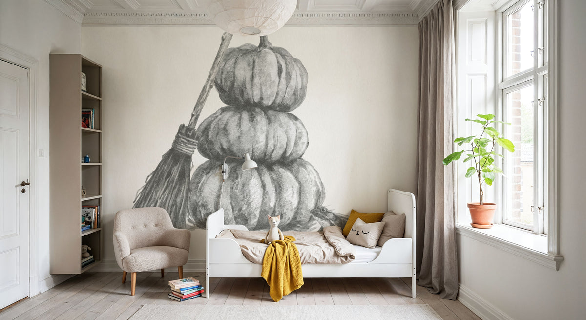 Spooky Halloween VI Mural Wallpaper - room preview 04