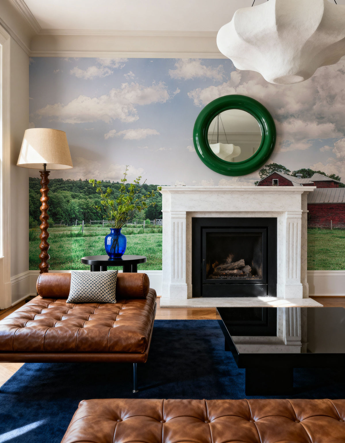 Cloud Harvest Mural Wallpaper - room preview 04