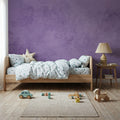 Subtle Plaster Wall, Aura Indigo Mural Wallpaper - room preview 04