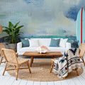 Coastal Blues I Mural Wallpaper - room preview 04
