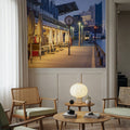 Harbor Twilight Mural Wallpaper - Neutral Tone - room preview 04