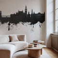 Sevilla Skyline Black & White Mural Wallpaper - room preview 04