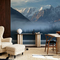Mount Vaux and Emerald Lake Mural Wallpaper - room preview 04