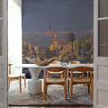Golden Metropolis Dusk II Mural Wallpaper - room preview 04