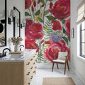 February Flowers Mural Wallpaper - room preview 04