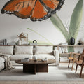 Butterfly Orange I Mural Wallpaper - room preview 04