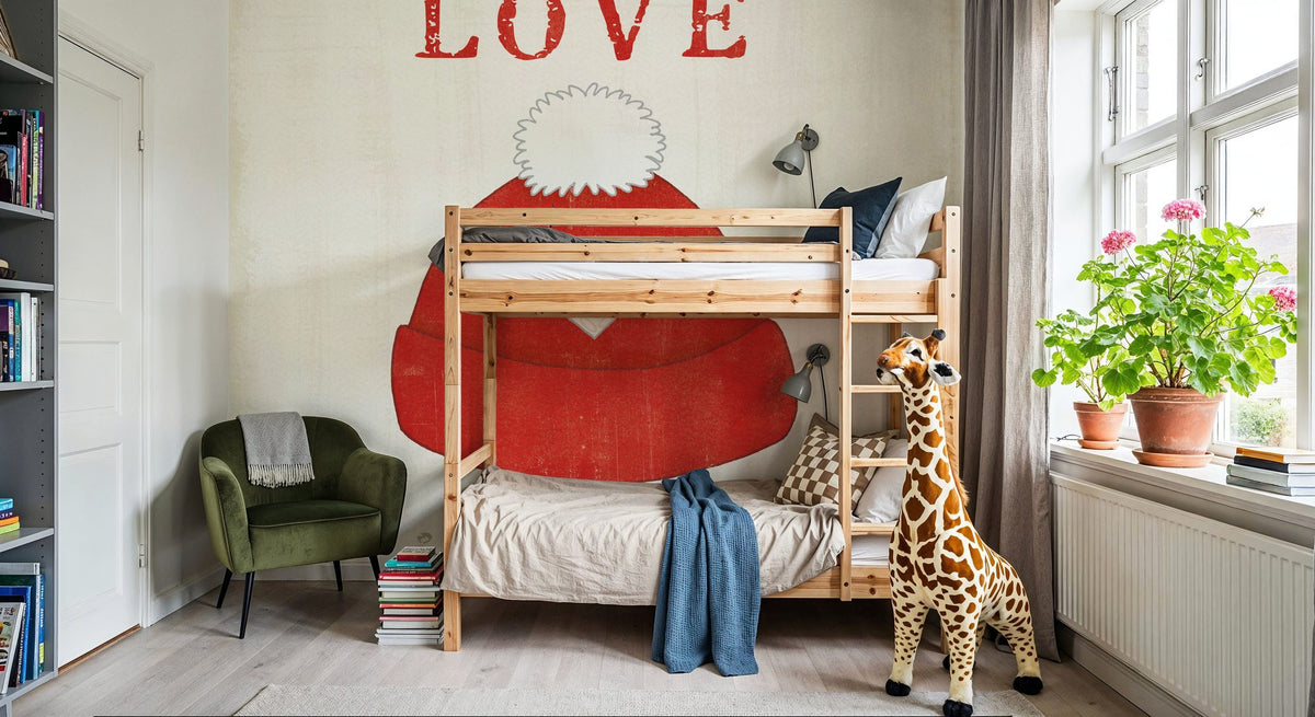 Winter Sentiments IV Mural Wallpaper - room preview 04