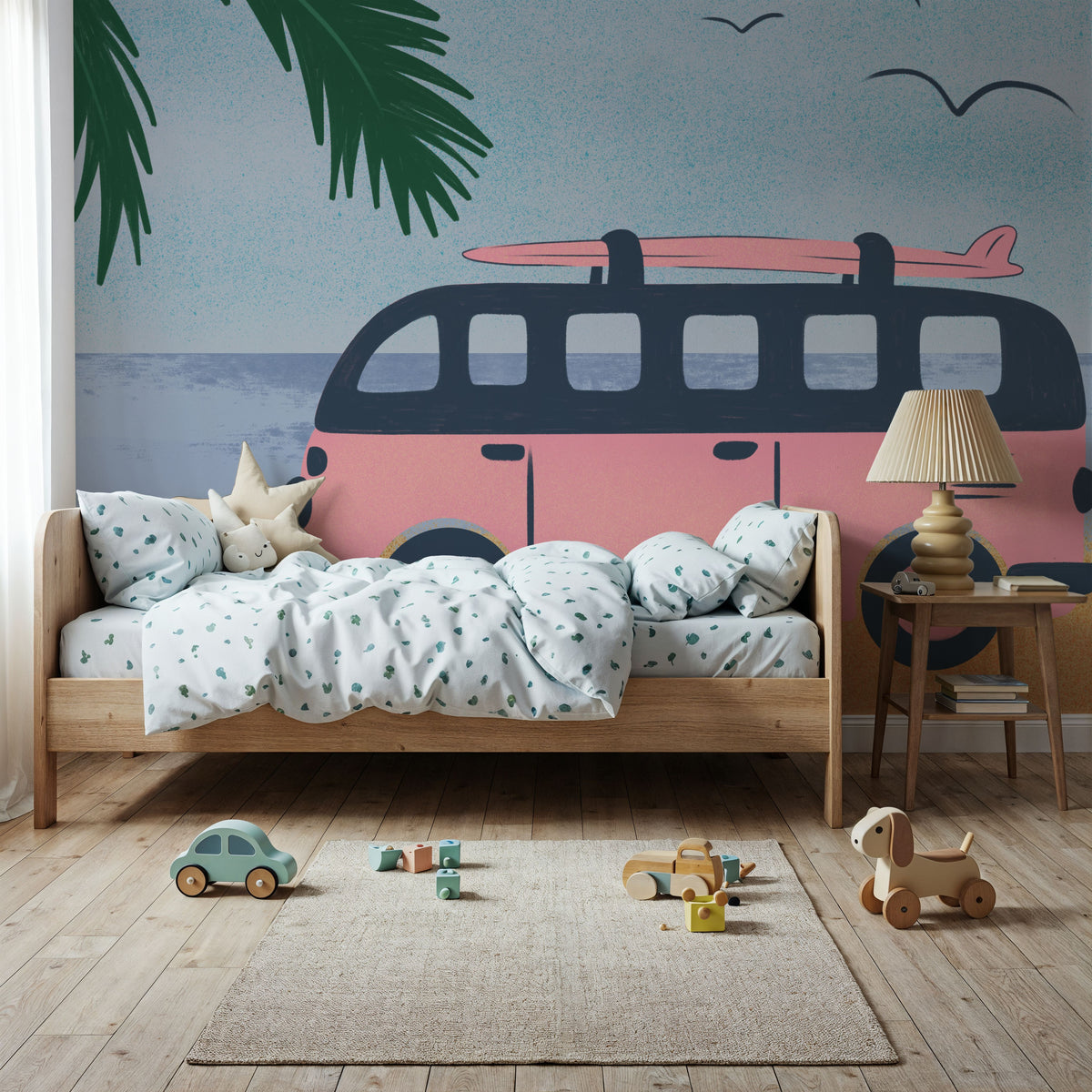Sweet Surf Bus Mural Wallpaper - room preview 04
