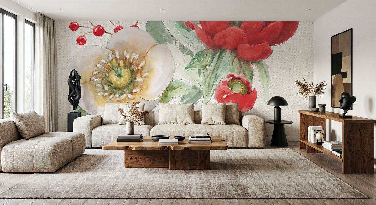 Holiday Traditions III Mural Wallpaper - room preview 04