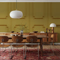 Faux Wall Panel Moulding, Sunflower Yellow Mural Wallpaper - room preview 04