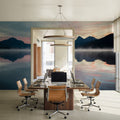 Lake Sunrise Mural Wallpaper - room preview 04