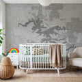 Lake Santeetlah Grey Mural Wallpaper - room preview 04