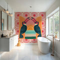 Tropical Birds IV Mural Wallpaper - room preview 04