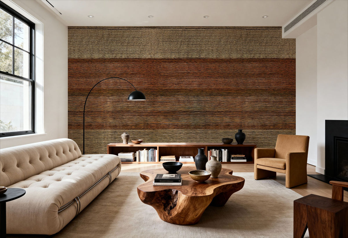 Earthy Horizon Mural Wallpaper - room preview 04