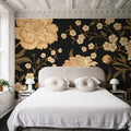 Vintage Peonies Mural Wallpaper - room preview 04