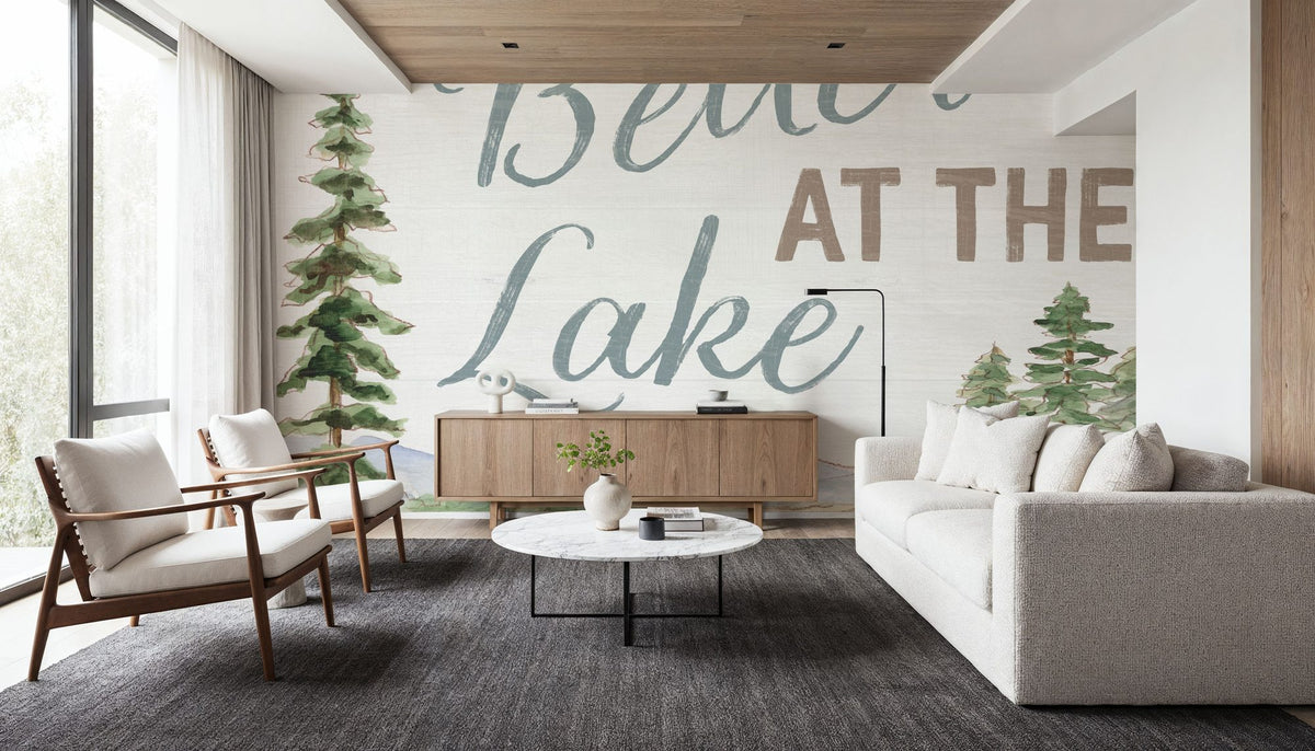 Lake Retreat VI Mural Wallpaper - room preview 04