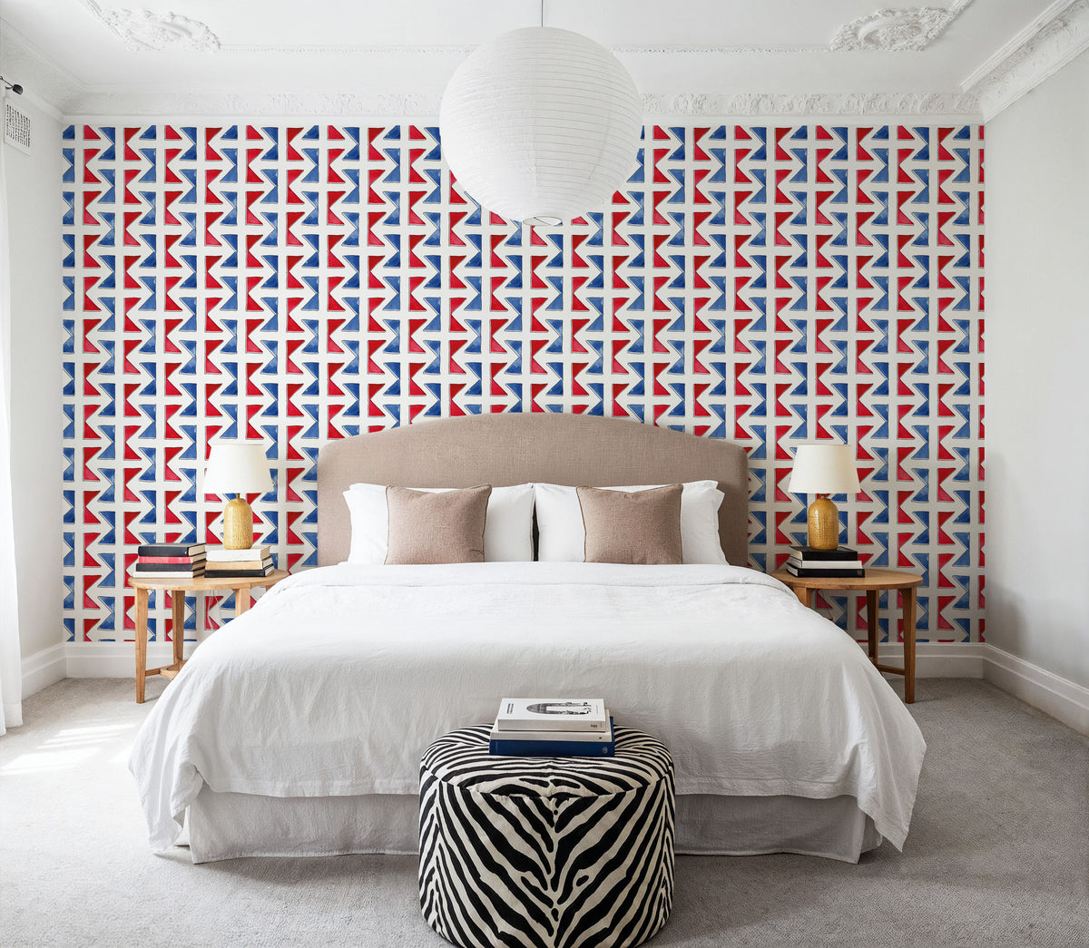 Seafood Shanty White II Mural Wallpaper - room preview 04