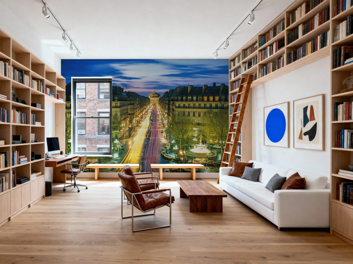 Twilight Boulevard Mural Wallpaper - room preview 04